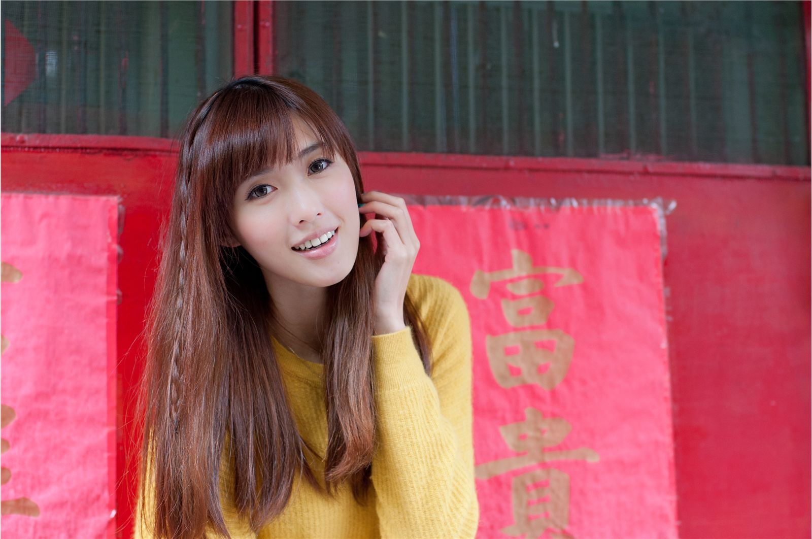 High definition Street photo of Taiwan's pure beauty kila Jingjing